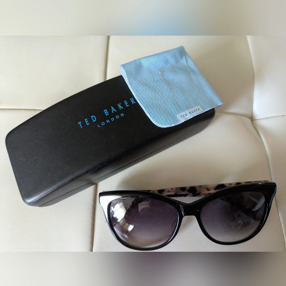 Ted Baker London Black and White Sunglasses
